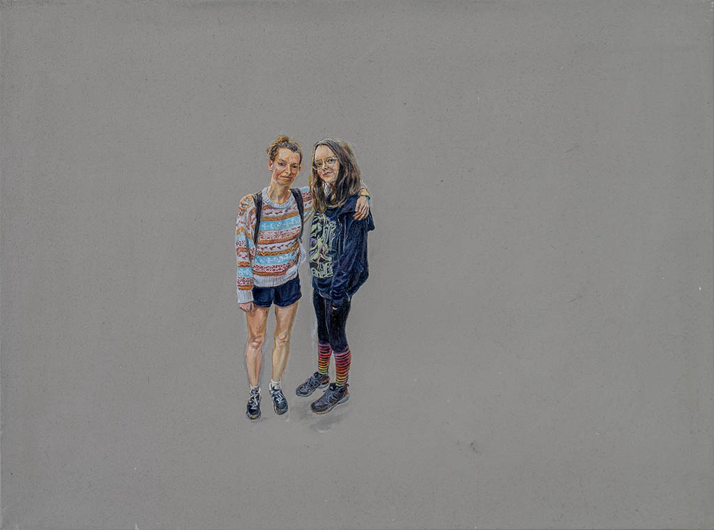 Jan Chlup, painting, Portrait 05, 30x40 cm, oil on canvas, 2023